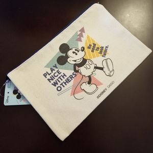 3/$20 ⭐️LTD QTY⭐️ Mickey Mouse Canvas Pouch
